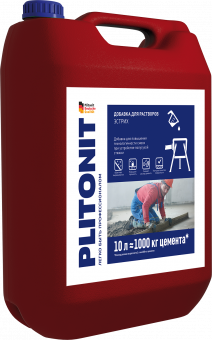 PLITONIT Эстрих -10 Комплексная добавка для производства полусухой стяжки фотография